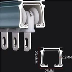 Релса за завеси за еркерен прозорец